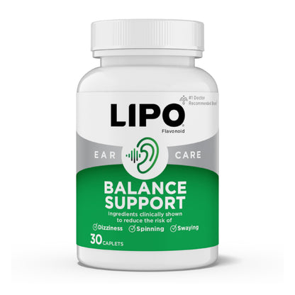 Lipo-Flavonoid for Vertigo & Dizziness Relief, Clinically Tested Formula with Ginkgo Biloba, Vitamin D, & Vitamin B Complex Lipo-Flavonoid
