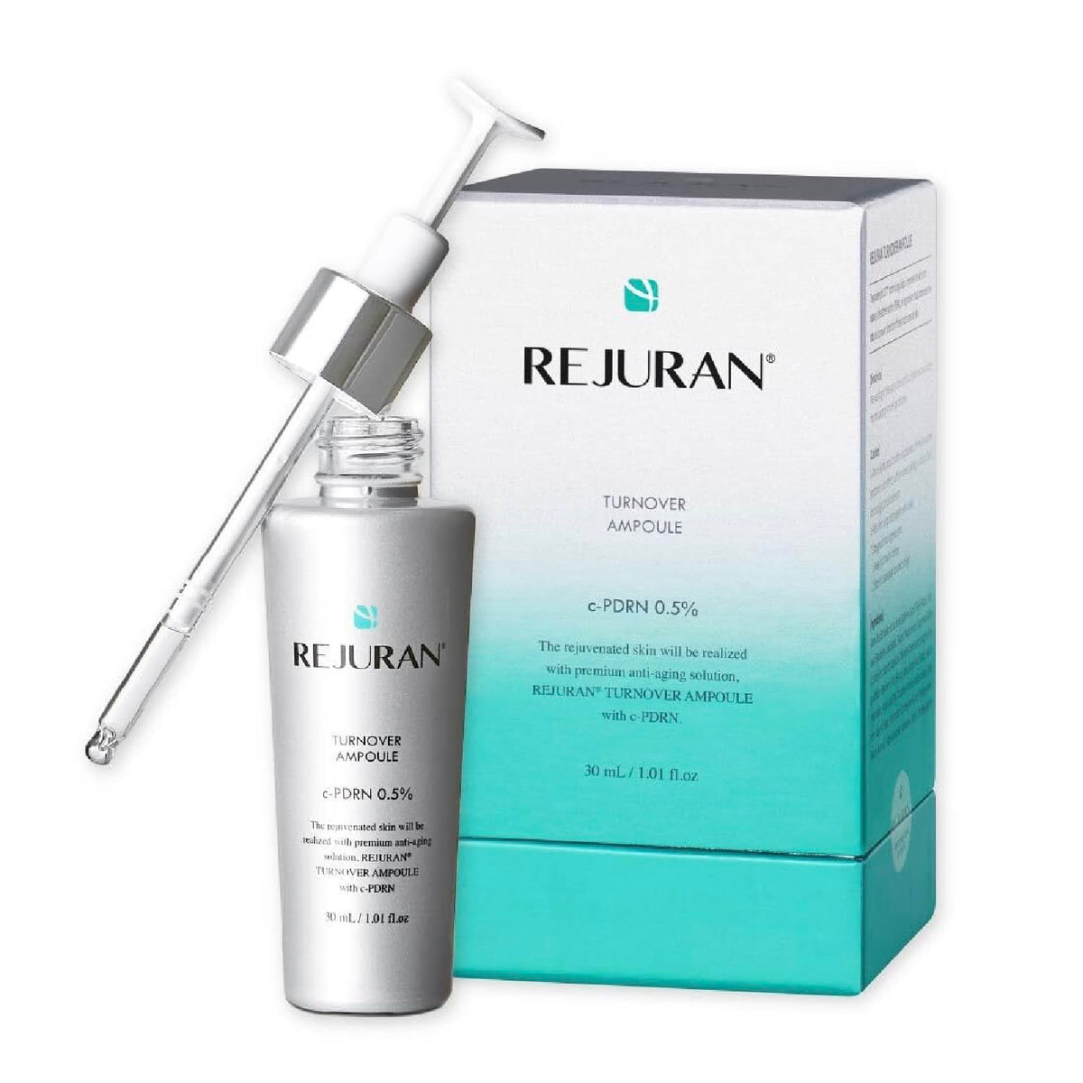 REJURAN Turnover Ampoule, c-PDRN® Face Serum, 1.01 fl oz REJURAN