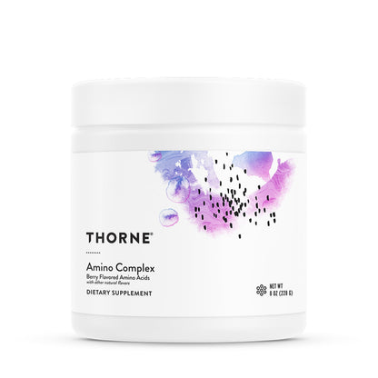 THORNE - Amino Complex - Clinically-Validated EAA and BCAA Powder for Pre or Post-Workout - Promotes Lean Muscle Mass & Exercise Recovery - Berry - NSF Certified for Sport THORNE