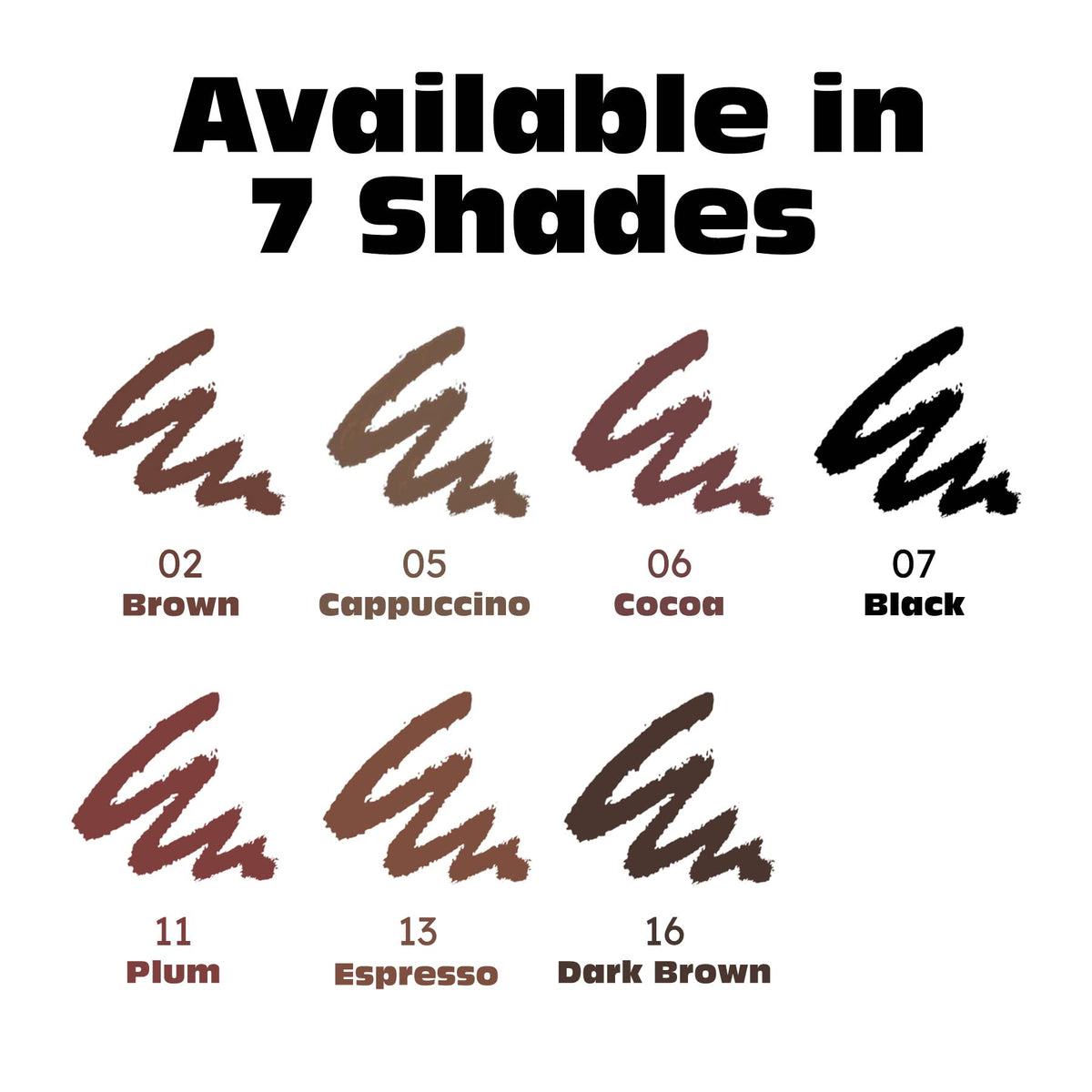Ruby Kisses Auto Lip Liner, Dark Brown Ruby Kisses