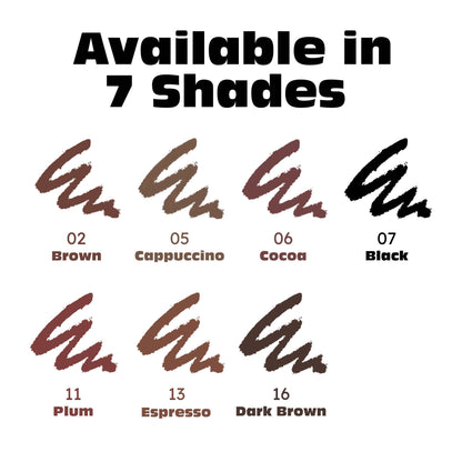 Ruby Kisses Auto Lip Liner, Dark Brown Ruby Kisses