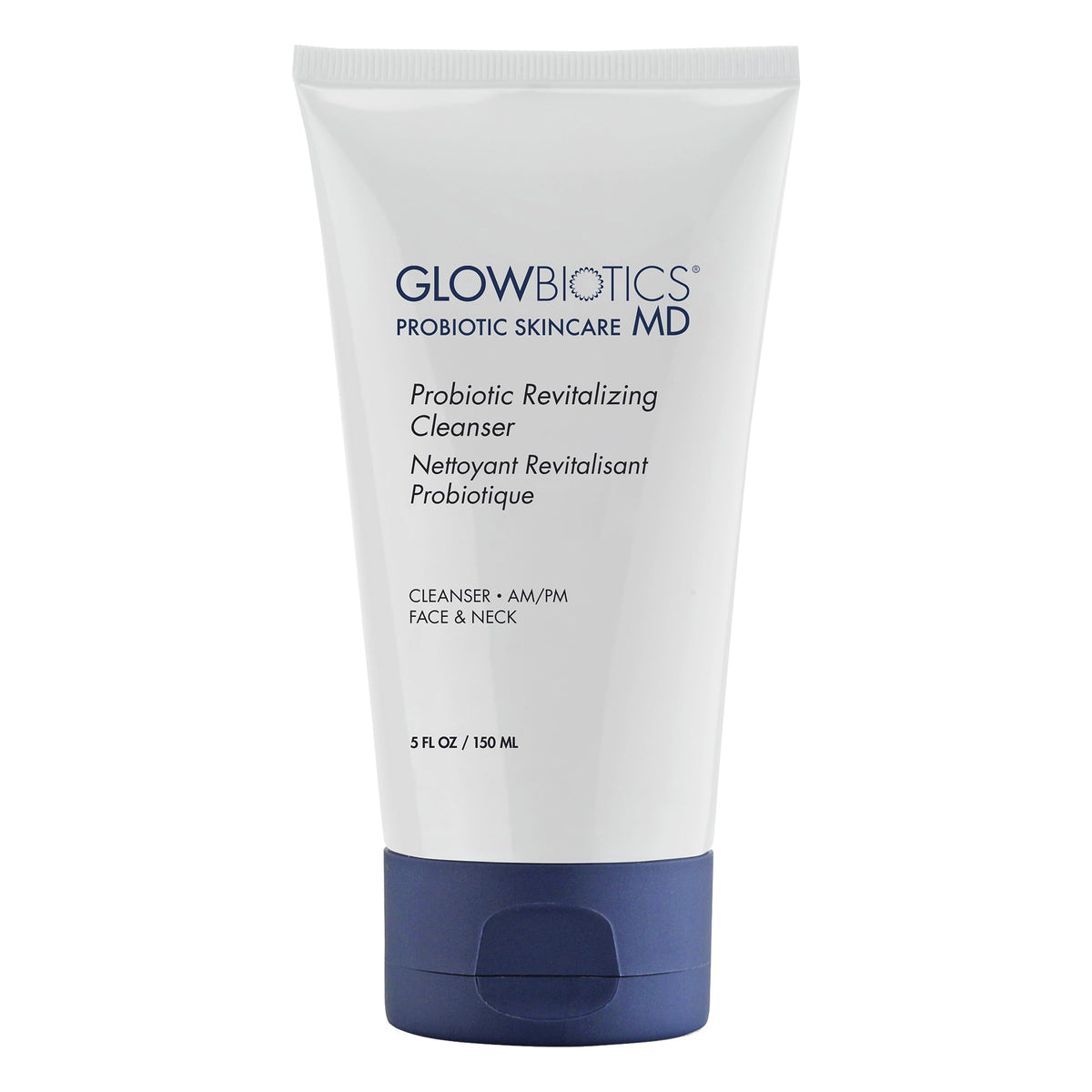 Glowbiotics Probiotic Revitalizing Cleanser - Anti-Aging Face Wash with Peptides - 5 oz - Hydrating Gel for Hormonal, Dry & Mature Skin Glowbiotics