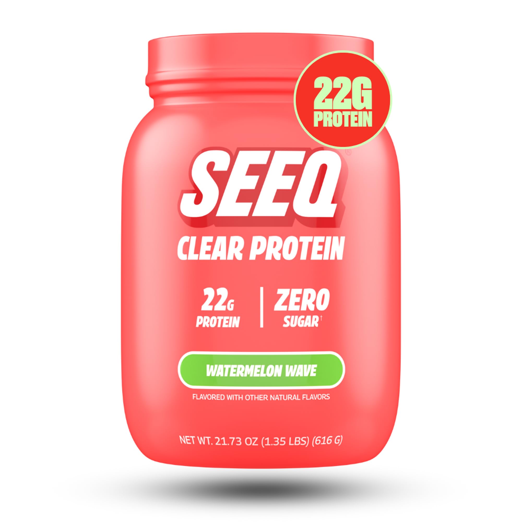 SEEQ Clear Protein Powder - Watermelon Wave - 22 Servings - 22g Clear Whey Protein Isolate - Zero Sugar - 0g Lactose - Allergen Friendly - GLP1 Support - Bone Health SEEQ buy australia supplements
