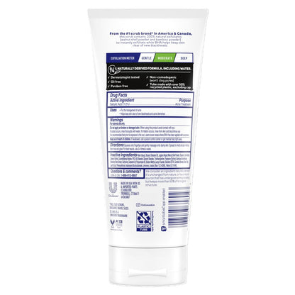 St. Ives Blackhead Clearing Face Scrub, Clears Blackheads & Unclogs Pores, Green Tea & Bamboo, Salicylic Acid Acne Treatment Facial Scrub, Moderate Exfoliator Skin Care with Natural Exfoliants 6 oz St. Ives