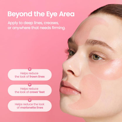 BIODANCE Hydrogel Eye Patches for Under Eye - Collagen Peptide, Anti Wrinkle & Fine Lines (60 Count) BIODANCE