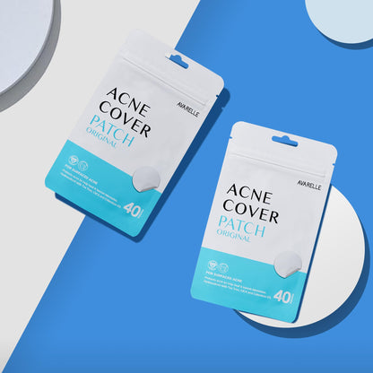 AVARELLE Original Hydrocolloid Acne Pimple Patches for Face 40 Count AVARELLE