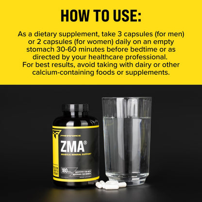 Primaforce ZMA Dietary Supplement, 180 Capsules Primaforce