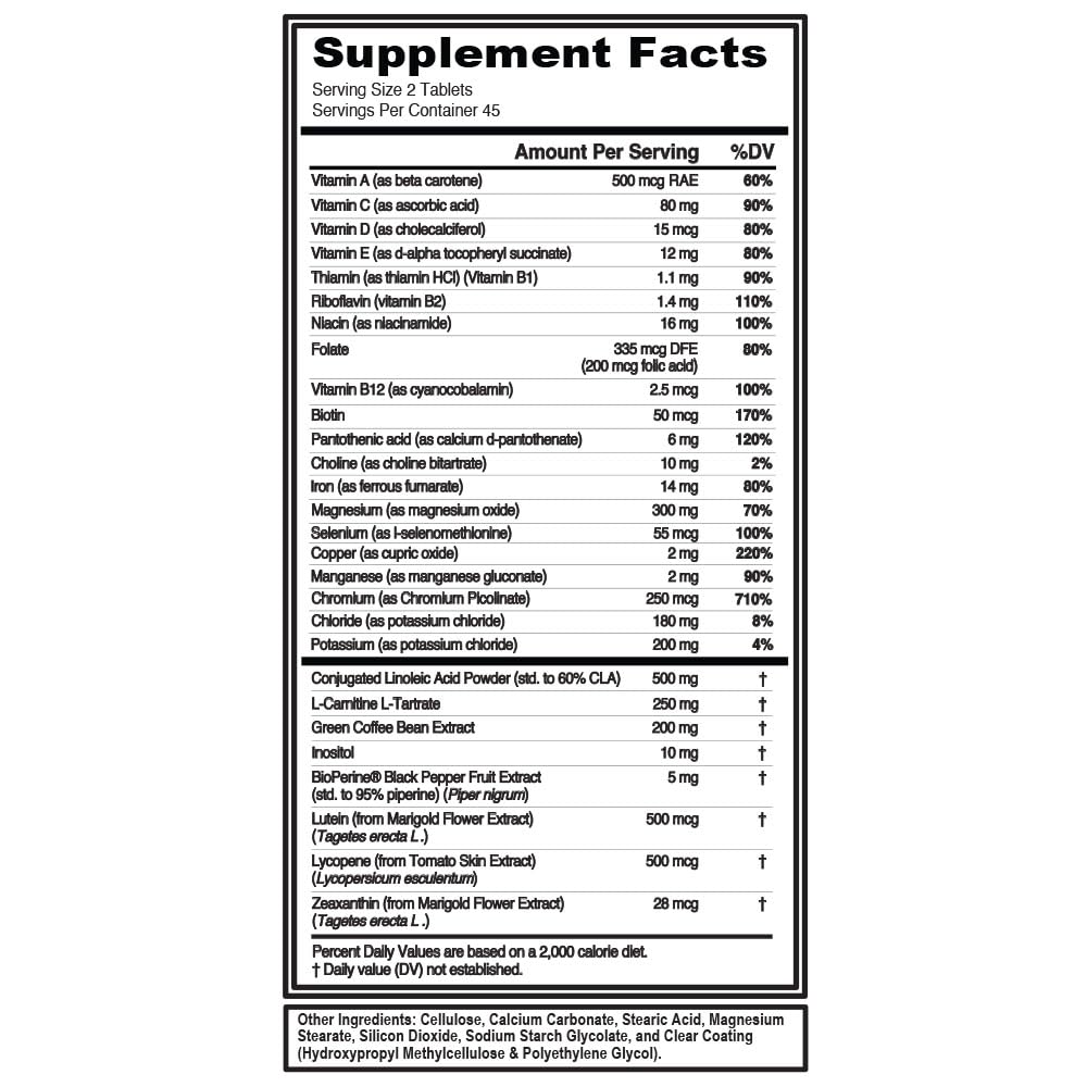 Evlution Nutrition VitaLean - Vitamins + Weight Loss Support - Key Vitamin + Core Antioxidant Support - Daily Nutrient & Weight Management Support - Bone, Eye & Immune Support - 45 Servings Evlution buy australia supplements