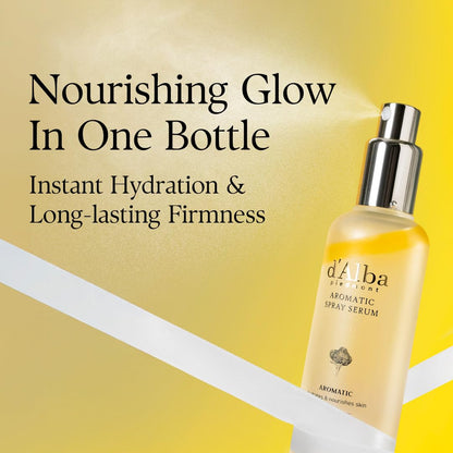 d'alba Piedmont Italian White Truffle First Aromatic Spray Serum, Fragrant VEGAN Glowy Antioxidant Face Mist d'alba Piedmont