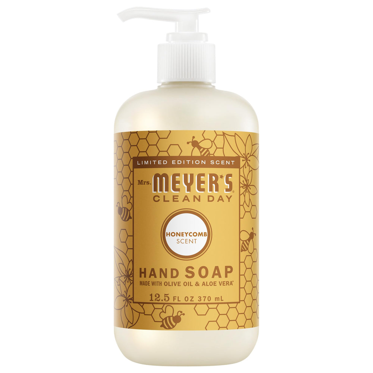 MRS. MEYER'S CLEAN DAY Hand Soap, Honeycomb Scent, 12.5 Fl Oz Bottle Mrs. MEYER'S