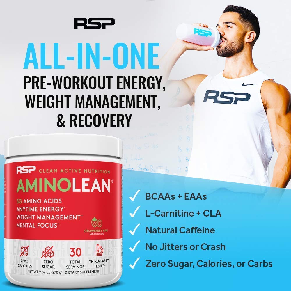 RSP NUTRITION TrueFit Protein Powder (Vanilla 2 LB) with AminoLean Pre Workout Energy RSP NUTRITION buy australia supplements