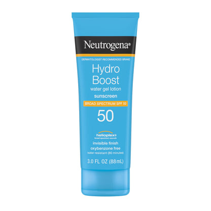 Neutrogena Hydro Boost Water Gel Sunscreen SPF 50, 3 fl oz Neutrogena