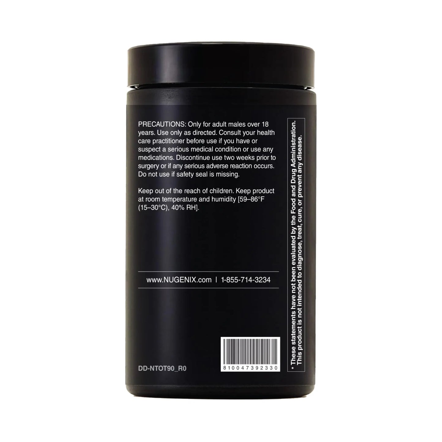 Nugenix Total-T2 - Nitric Oxide Booster for Men, Tesnor, S7, ElevATP, Tongkat, Citrulline, Nitric Oxide and Testosterone Supplement for Men (90 Count) Nugenix