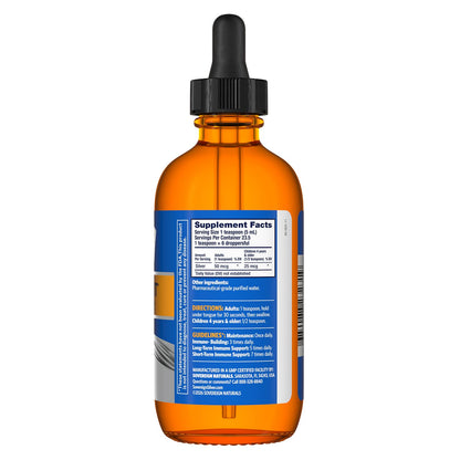 Sovereign Silver Immune Support - Colloidal Silver, Bio-Active Silver Hydrosol, 10 ppm, Liquid Dropper, 4 Fl Oz, (118 mL) Sovereign Silver