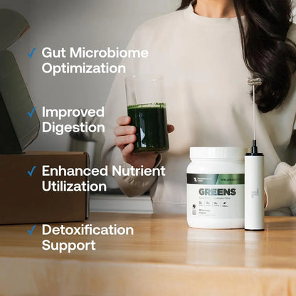 Transparent Labs Prebiotic Greens - Superfood Powder & Antioxidants Supplement with Organic Spirulina, Chloerra, Acacia, & Green Banana Powder - 30 Servings, Unflavored Transparent Labs