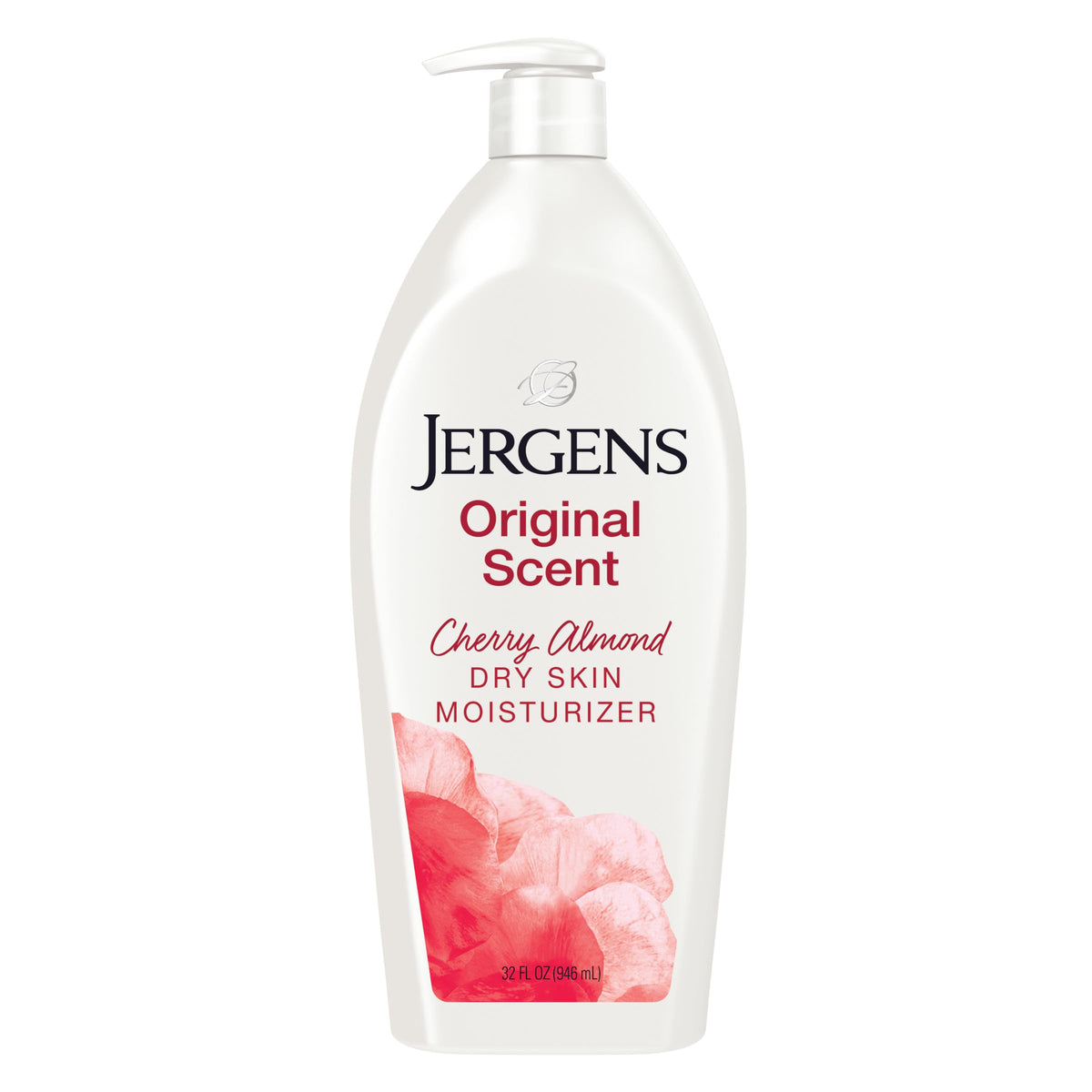 Jergens Cherry Almond Hand & Body Lotion, Dry Skin, 32 fl oz Jergens
