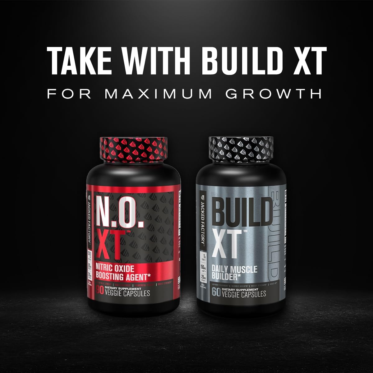 Jacked Factory Muscle Builder Supplement Stack - Build-XT Muscle Builder & N.O. XT Nitric Jacked Factory buy australia supplements