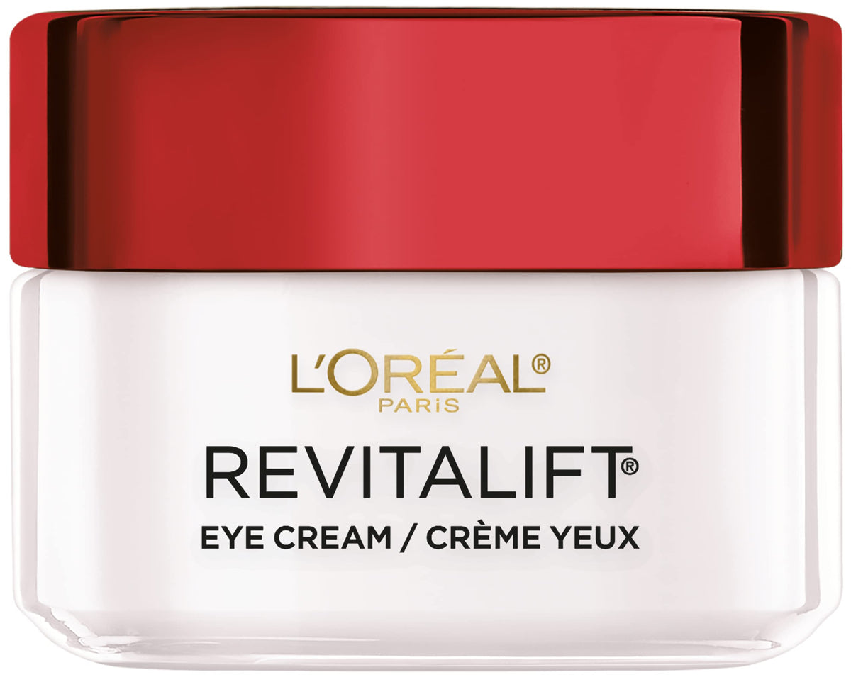 L'Oreal Paris Skincare Revitalift Anti-Wrinkle and Firming Eye Cream with Pro Retinol, Treatment to Reduce Dark Circles, Fragrance Free, 0.5 oz. L'Oreal Paris