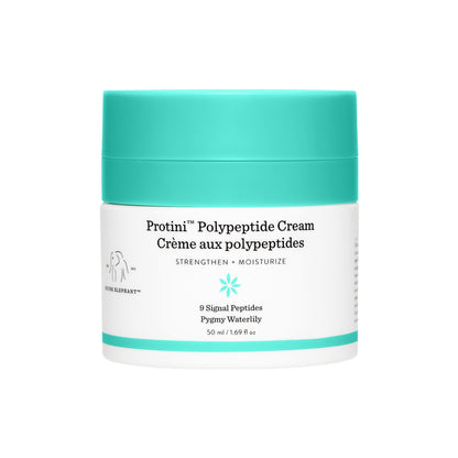 Drunk Elephant Protini Polypeptide Cream - 50 ml/1.69 fl oz - Firming Moisturizer - Clean Clinical Skincare - Cruelty-Free - Dermatologist-Tested - Free of Essential Oils, Silicones, and Fragrance Drunk Elephant
