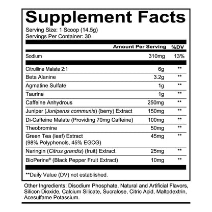 REDCON1 Total War Pre Workout - Beta Alanine + Citrulline Malate Keto Friendly Preworkout for Men & Women with 320mg of Caffeine - Fast Acting -Blue Lemonade (30 Servings) REDCON1