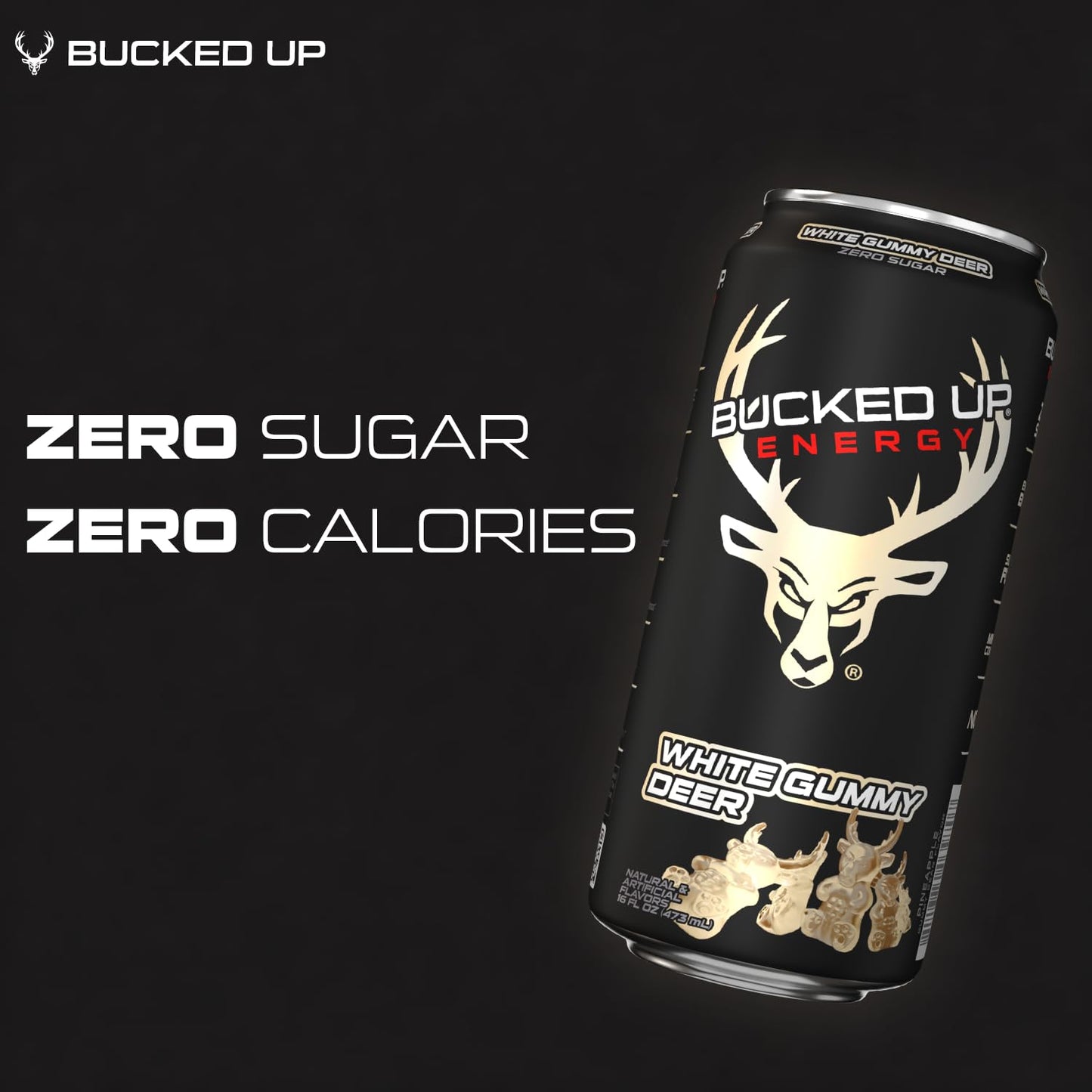 Bucked Up Energy Drink 300mg (Blood Raz) (12 CT)