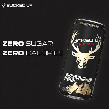 Bucked Up Energy Drink 300mg (Blood Raz) (12 CT)
