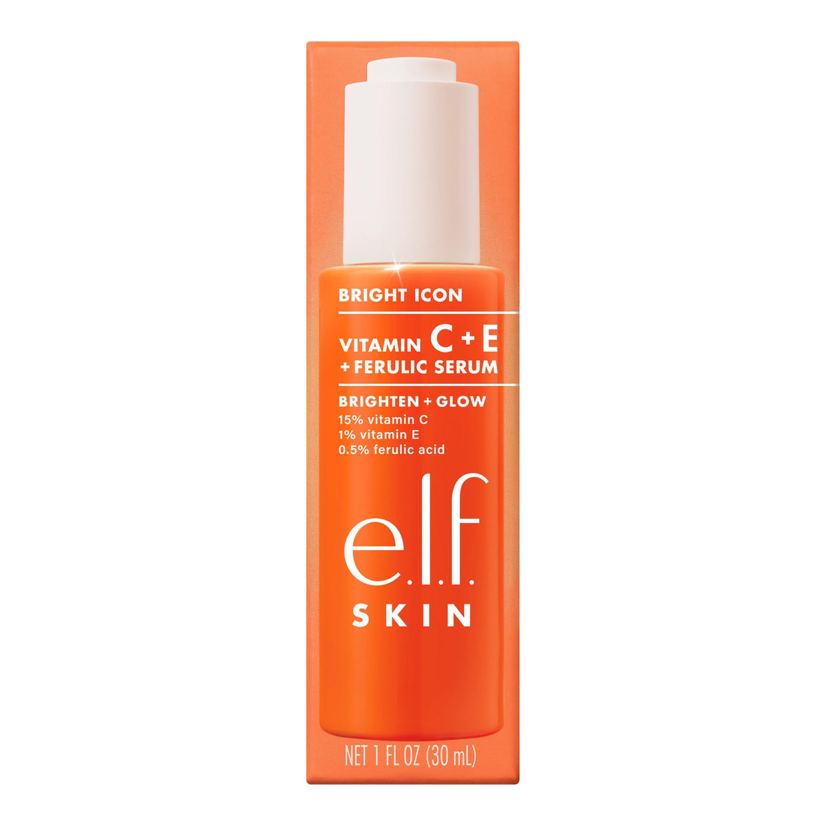 e.l.f. SKIN Bright Icon Vitamin C + E + Ferulic Serum, 1 oz e.l.f.