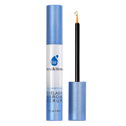 Advanced Eyelash Serum for Thicker, Longer Eyelashes and Eyebrows - Grow Luscious Lashes with Brow Enhancer (3mL) TEREZ & HONOR