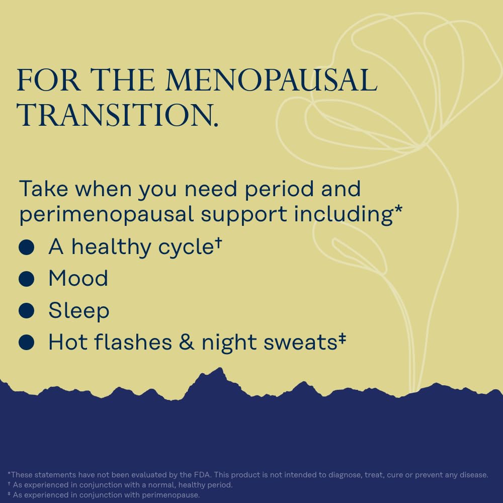 SOLARAY Perimenopause her Life Stages - Perimenopause Supplements Women - Hot Flashes, Menopause Support - Saffron and Chasteberry - Made Without Hormones - 60-Day Guarantee - 30 Servings, 60 VegCaps SOLARAY buy australia supplements