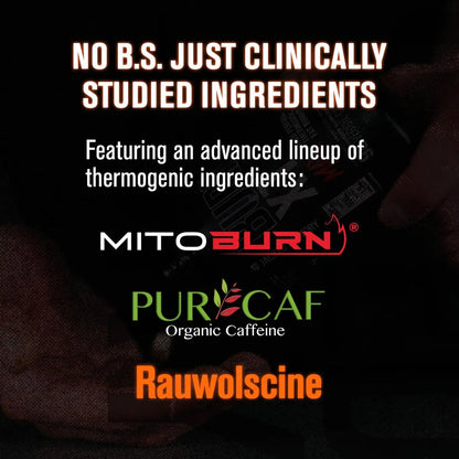 Jacked Factory Burn-XT Max - High-Performance Thermogenic Fat Burner & Appetite Suppressant for Weight Loss w/PurCaf Organic Caffeine, MitoBurn, Green Tea Jacked Factory