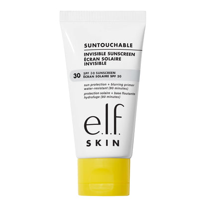 e.l.f. SKIN Suntouchable Invisible SPF 35, Lightweight, Gel-based Sunscreen For A Smooth Complexion, Doubles As A Makeup Primer e.l.f.