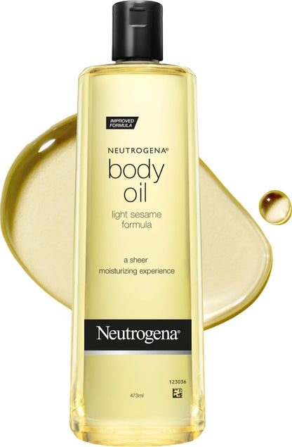Neutrogena Body Oil Light Sesame Formula, 16 fl. oz Neutrogena