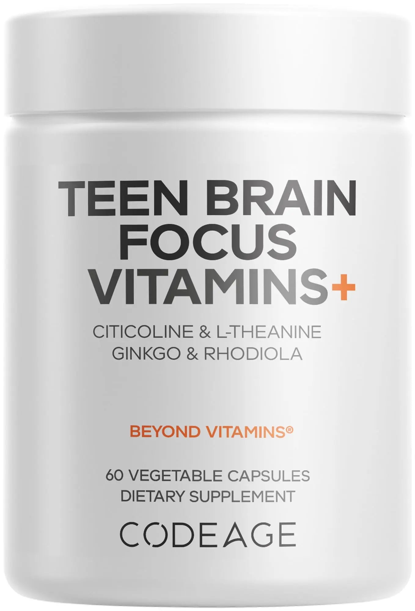 Codeage Teen Brain Focus Vitamins+ Citicoline Cognizin, L-Theanine, Ginkgo, Rhodiola, Lavender, Magnesium, Vitamin B6, B12, Folate Codeage buy australia supplements