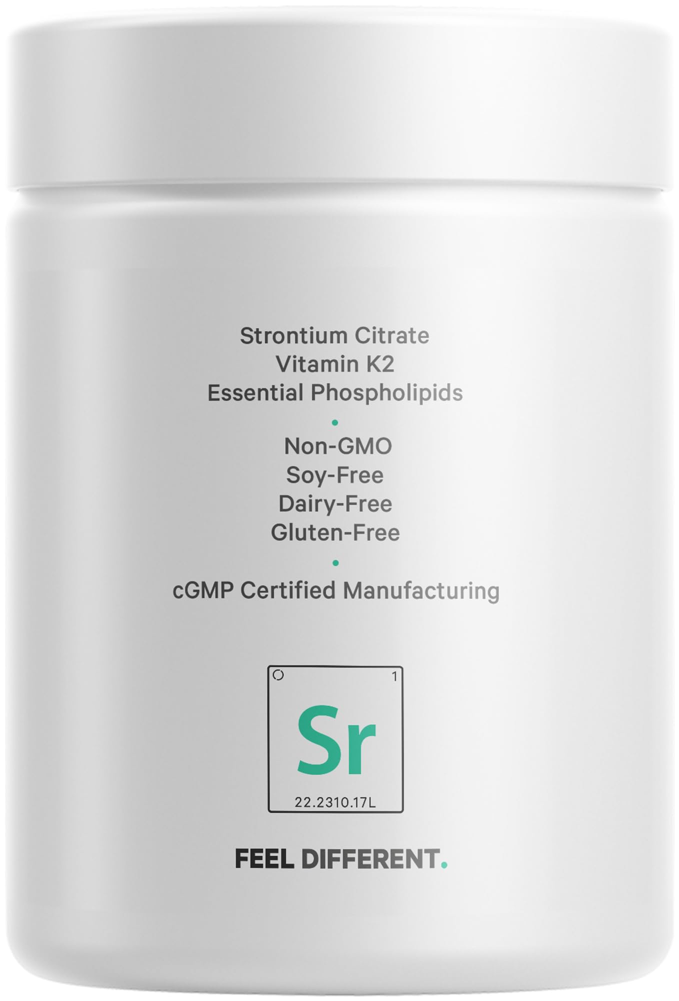 Codeage Liposomal Strontium Supplement - Strontium Citrate, Vitamin K2 MK-7, Liposomal Delivery, Non-GMO, Gluten-Free - 90 Capsules Codeage buy australia supplements