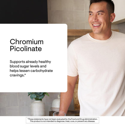 THORNE - Chromium Picolinate - Essential Mineral Supplement for Healthy Metabolism Support - Supports Carbohydrate Cravings* THORNE