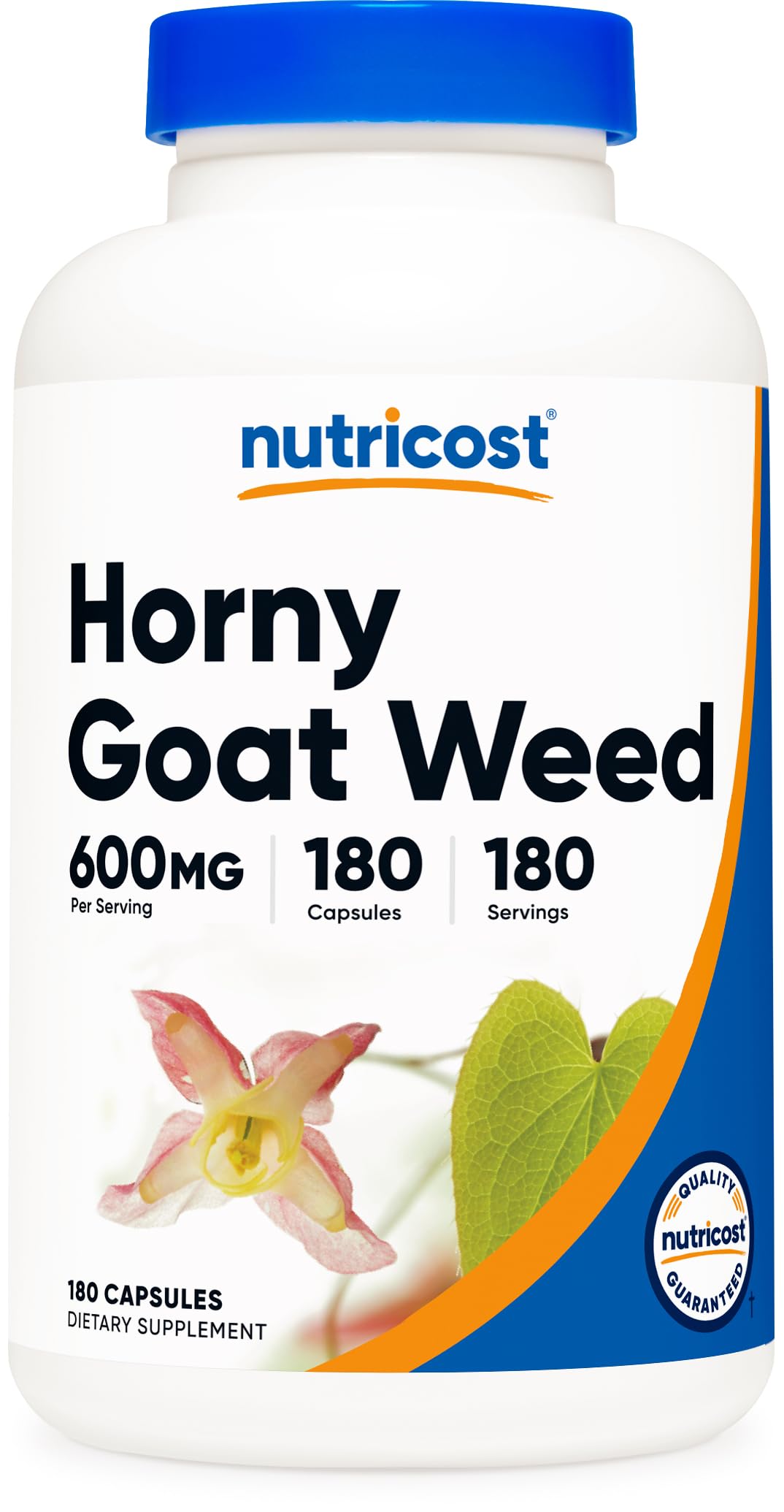 Nutricost Horny Goat Weed Extract (Epimedium) - 180 Capsules, 180 Servings, 600mg Per Capsule Nutricost