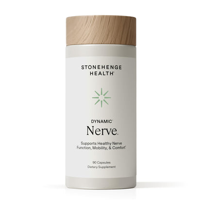 Stonehenge Health Dynamic Nerve Supplement - Supports Nerve Function in Fingers, Toes, Hands, and Feet with Alpha Lipoic Acid ALA, Benfotiamine Stonehenge Health