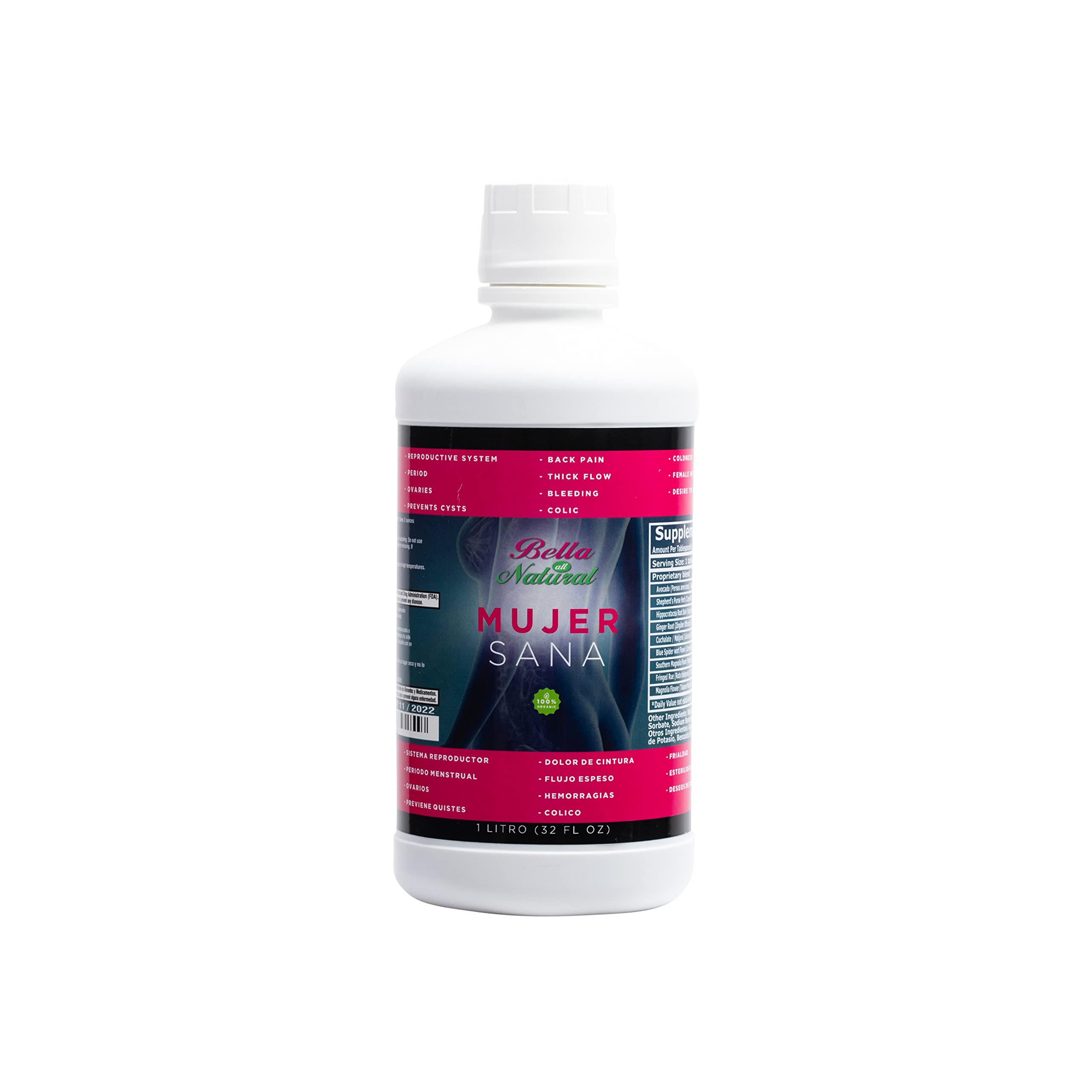 Bella All Natural Mujer Sana Healthy Woman, Hormonal imbalance, PCOS, Period Cramps Bella All Natural buy australia supplements