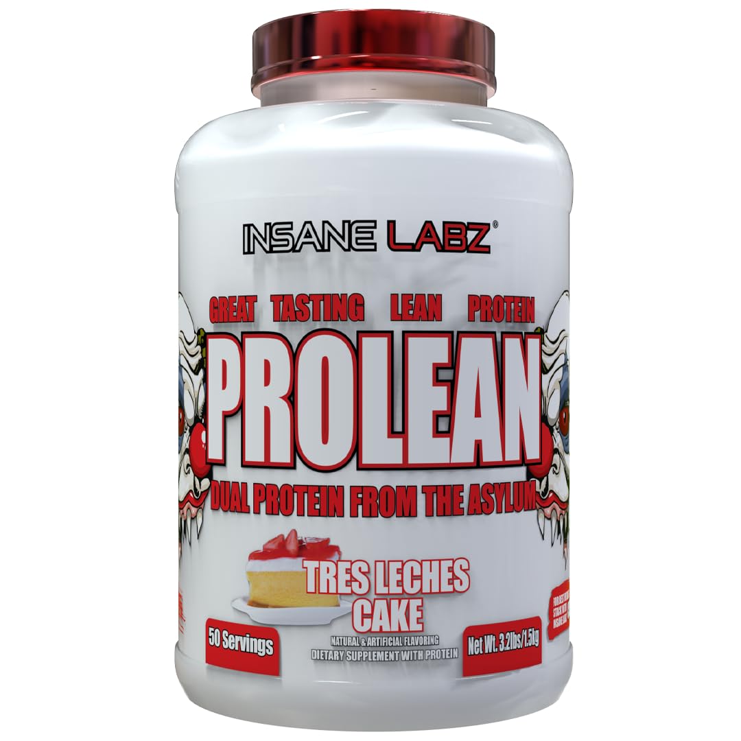 Insane Labz ProLean | Premium Hydrolyzed Collagen Protein & Whey Isolate Protein Powder | 26g Protein | Low Fat, Zero Sugar | 50 Servings Chocolate Ice Cream