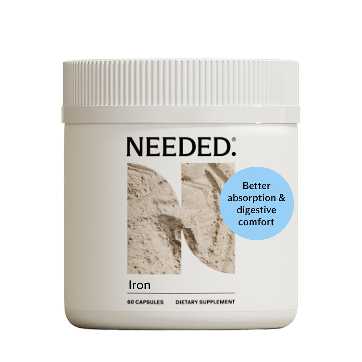 Needed. Prenatal Iron Supplement - Pregnancy, Breastfeeding, Postpartum - Aids Energy, Birth Weight & Baby's Neural Development Needed.