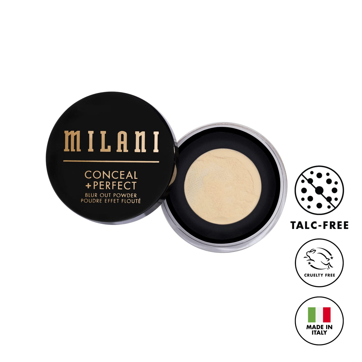 Milani Conceal + Perfect Blur Out Setting Powder Talc-Free -Translucent Milani