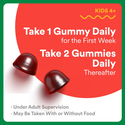 SmartyPants Kids Fiber & Veggies: Prebiotic Fiber Gummies for Kids, Fiber Supplement with Inulin, Organic Green Veggie Blend, Vegan, Gluten Free SmartyPants