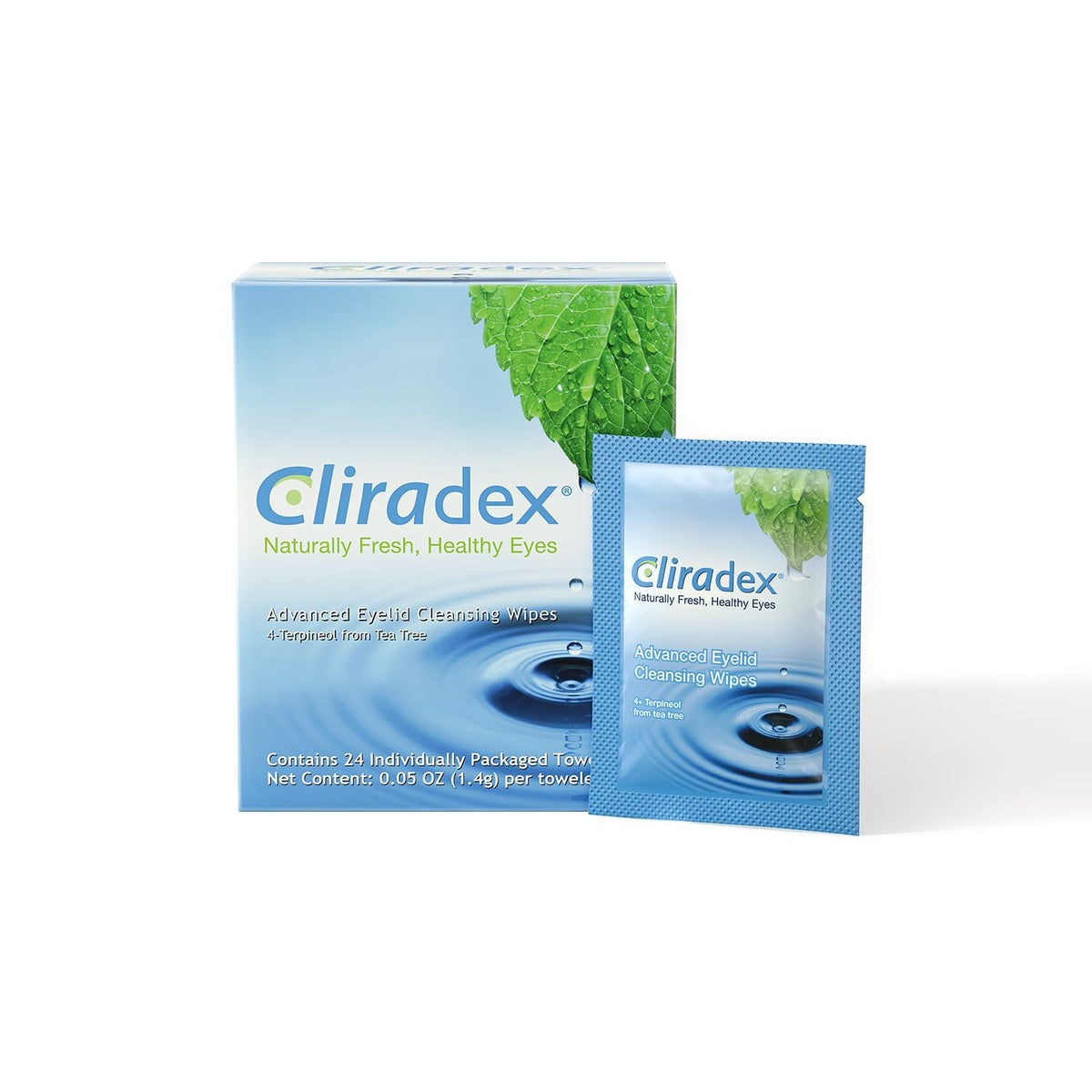 Cliradex Towelettes with Tea Tree Oil Extract, 24 Count Cliradex
