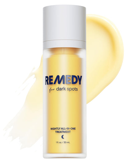 Remedy for Dark Spots | Advanced Night Treatment with Retinol & Kojic Acid | For Discoloration and Uneven Tones | With Glutathione Remedy Science