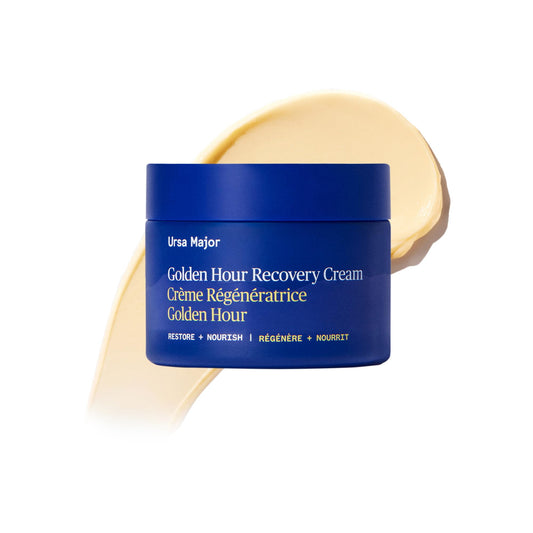 Ursa Major Golden Hour Face Moisturizer | Vegan Recovery Cream for Daily Facial Moisturizing | Repair & Hydrate | Natural Formula for All Skin Types | Cruelty Free & Non-Toxic 1.57 oz Ursa Major