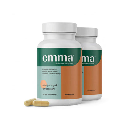 Emma Gut Health Relief Supplement, Doctor Endorsed Formula for Women & Men, Leaky Gut & Digestive Support for Constipation, Bloating & Gas Relief Emma