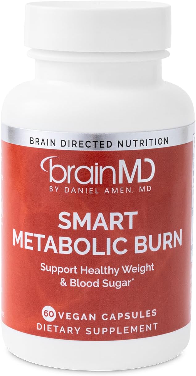 BRAINMD Smart Metabolic Burn - Advanced Weight Management Supplement - 120 Capsules