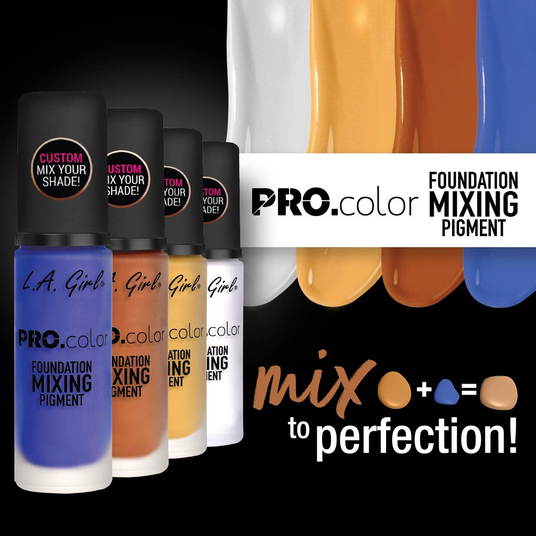 L.A. Girl PRO.color Foundation Mixing Pigment, White GLM711N L.A. Girl