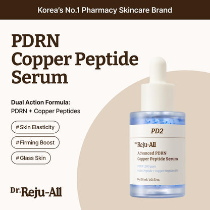 Dr.Reju-All Advanced PDRN Copper Peptide Serum 1.01 Fl Oz Dr.Reju-All