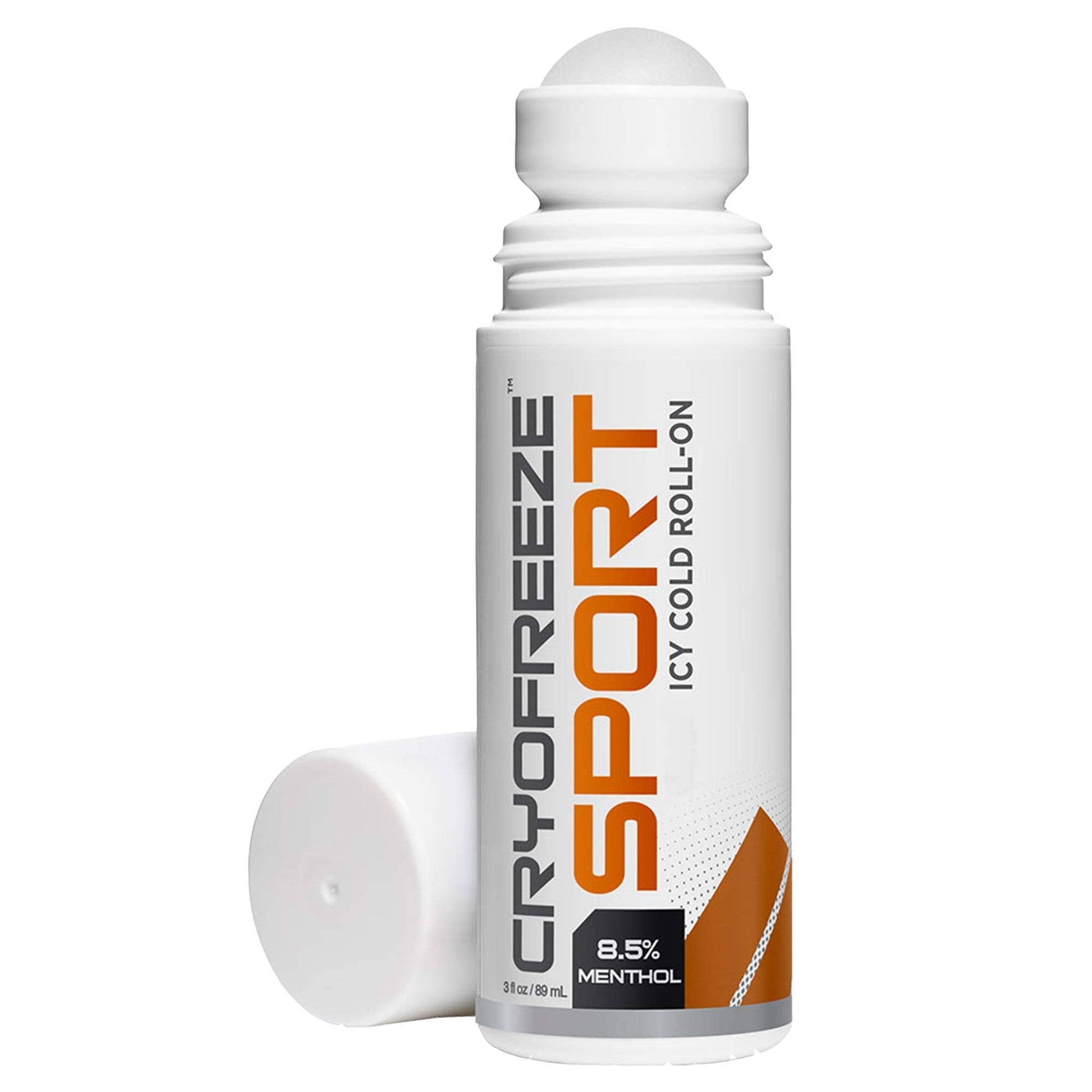 OMAX 3 Bottles CryoFreeze Sport ICY Cold Pain Relief Roll-On, 8.5% Menthol, Natural Pain Relief - 3 Bottles (3 oz Each) OMAX buy australia supplements